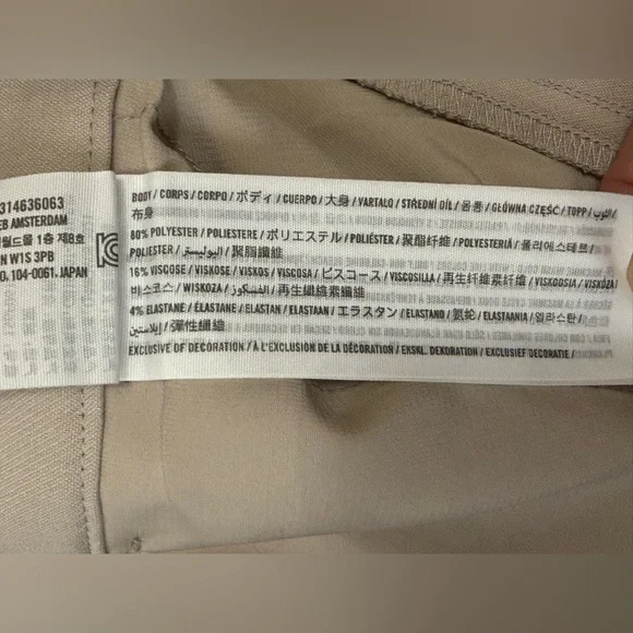 Abercrombie & Fitch Sloane Tailored Wide Leg Pant Size 12 - Picture 8 of 9